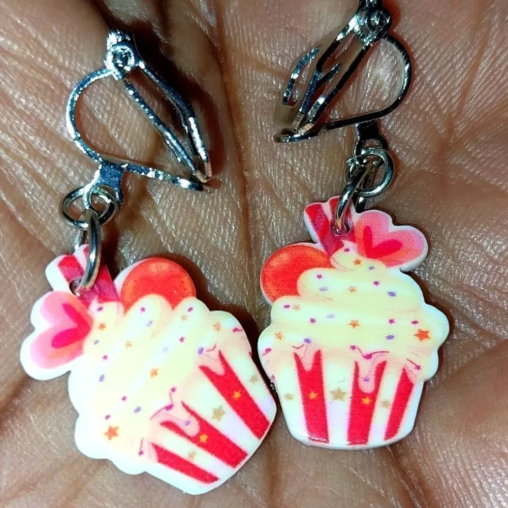 Super cute girls clip-on earrings - Picture 5 of 5